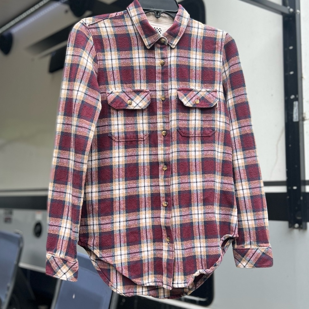 VANS Plaid Button Down Shirt
